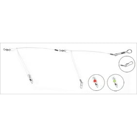 Details about / 36 Count Hurricane Double Drop Tangle Rig Tangle Free Leader 29/" 90lb Test
